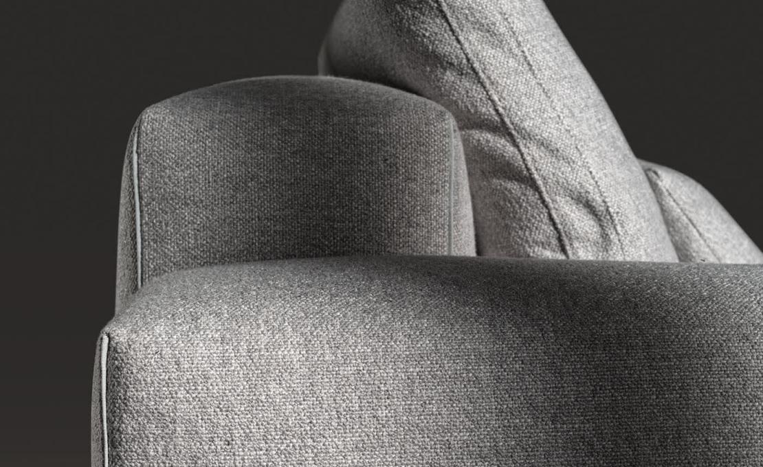 Диван от фабрики Ferri 1956 модель Panama Gray Fabric L 