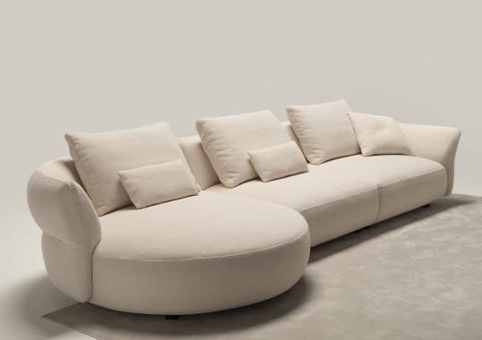 Диван от фабрики Ferri 1956 модель Madrid White 