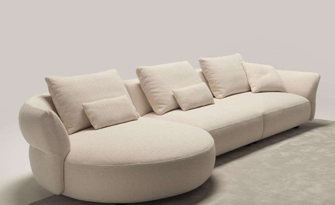 Диван от фабрики Ferri 1956 модель Madrid White 