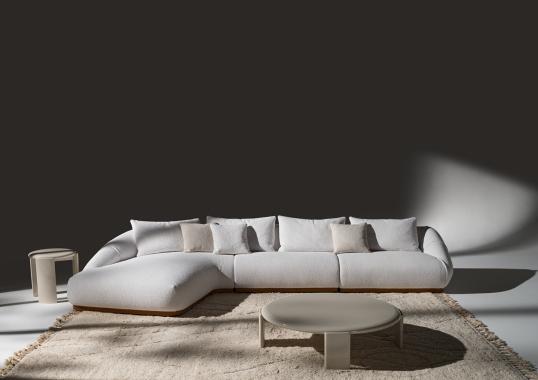 Журнальный столик от фабрики Ferri 1956 модель Orion 755 Lucid White