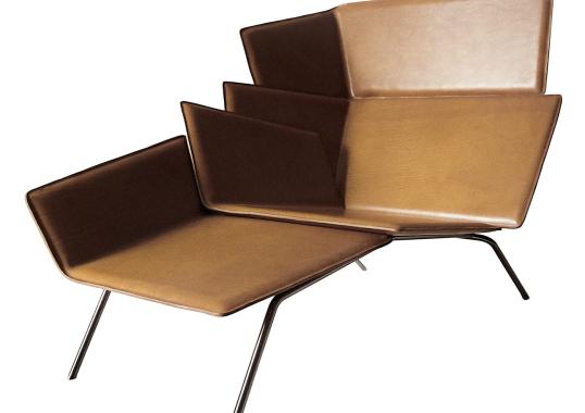 Шезлонг Ferri 1956 Blade Brown image 1