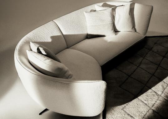 Диван от фабрики Ferri 1956 модель Athene Off-White 