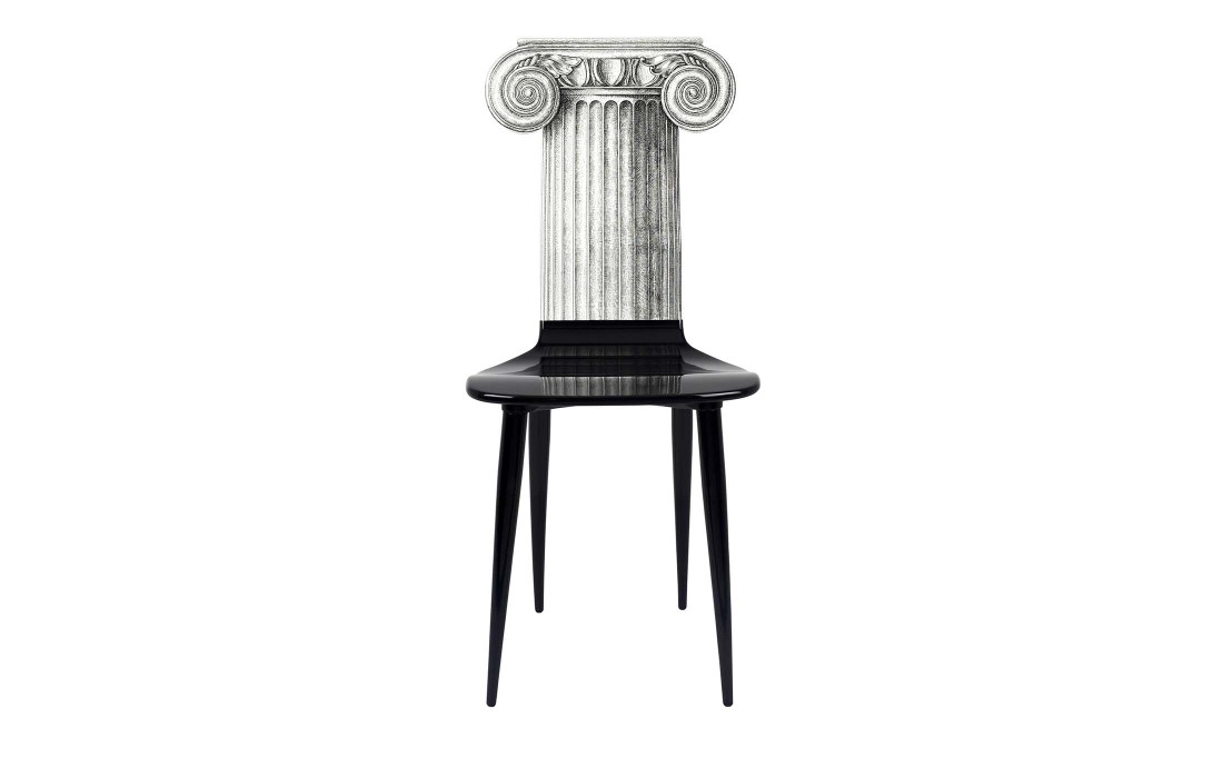 Стул от фабрики Fornasetti модель Capitello Jonico