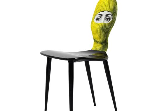 Стул от фабрики Fornasetti модель Lux Gstaad Yellow And Purple
