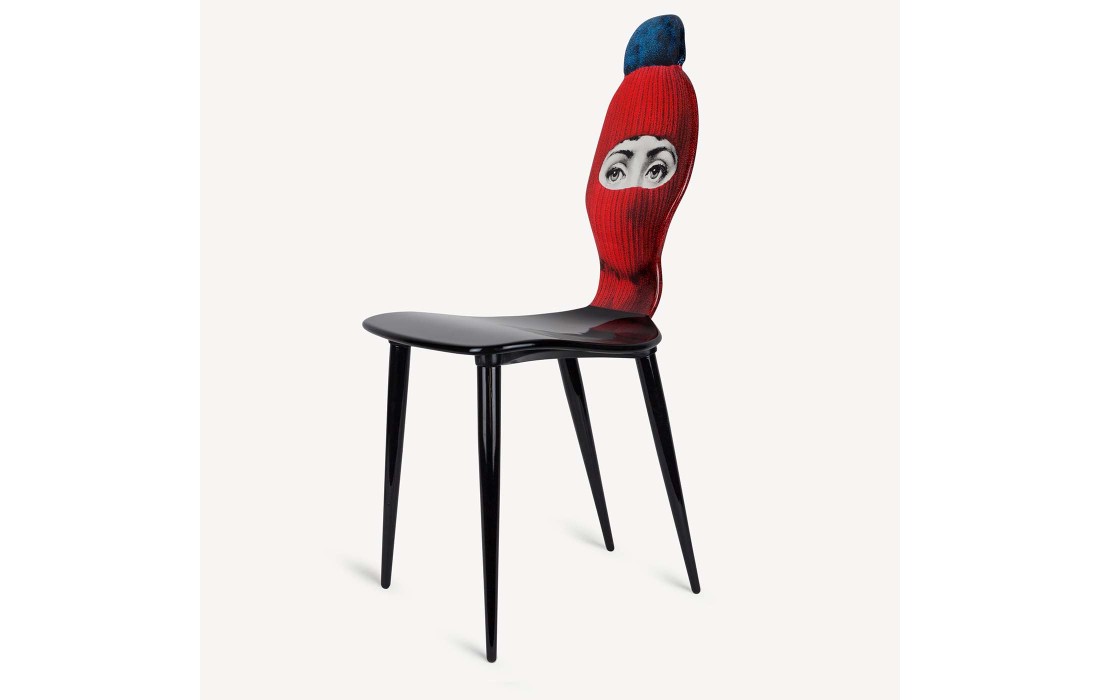 Стул от фабрики Fornasetti модель Lux Gstaad Red And Blue