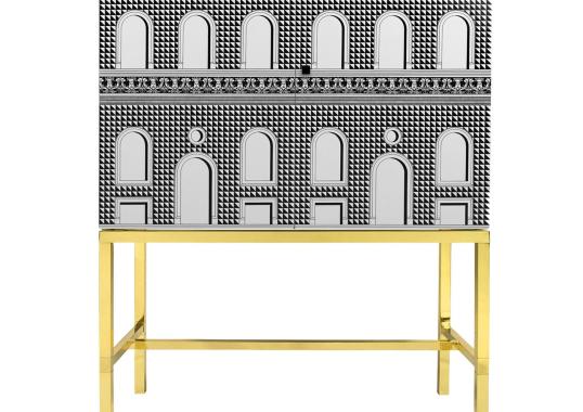 Шкаф Fornasetti Facciata Quattrocentesca Gold image 1