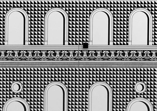 Шкаф от фабрики Fornasetti модель Facciata Quattrocentesca