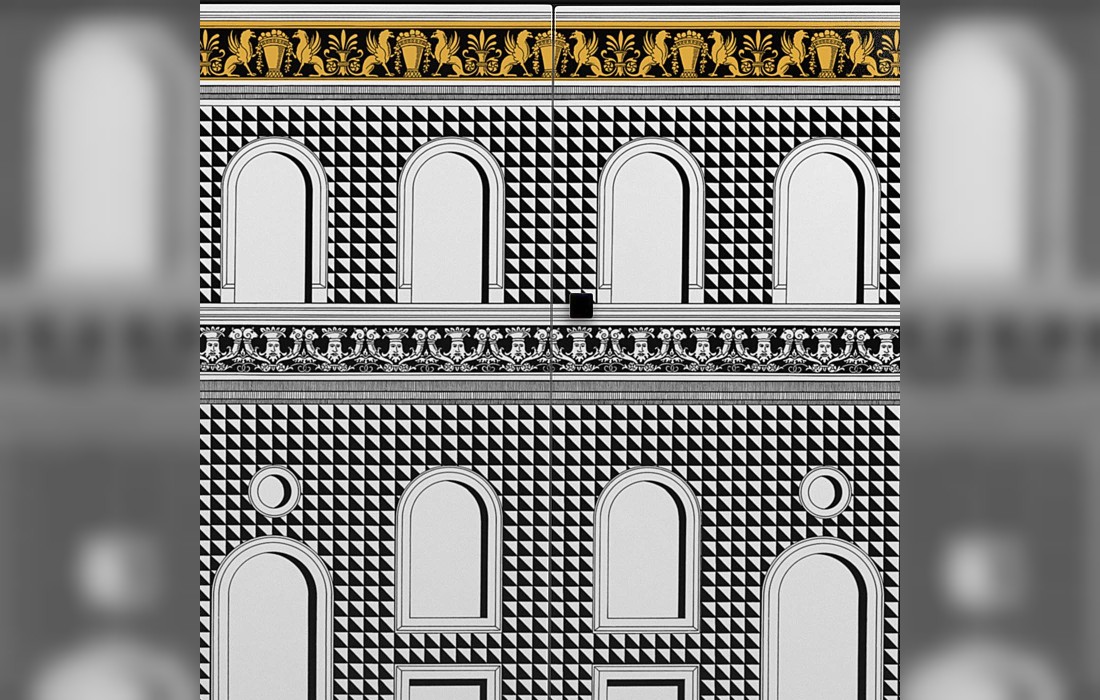Шкаф от фабрики Fornasetti модель Facciata Quattrocentesca