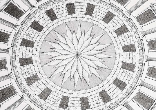 Журнальный столик от фабрики Fornasetti модель Cortile