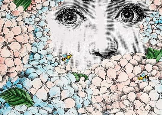 Журнальный столик от фабрики Fornasetti модель Ortensia