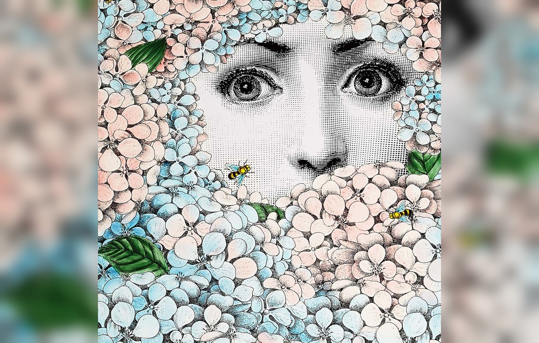Журнальный столик от фабрики Fornasetti модель Ortensia