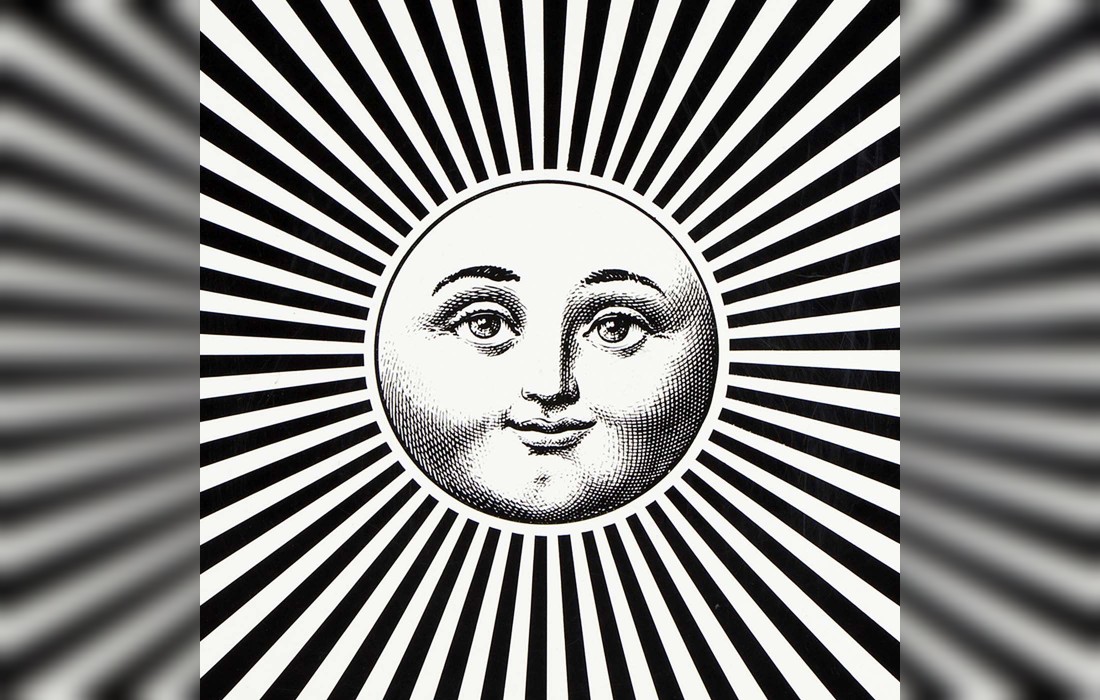 Журнальный столик от фабрики Fornasetti модель Sole Raggiante