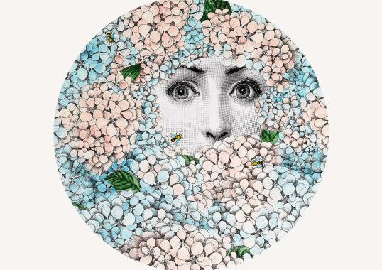 Журнальный столик от фабрики Fornasetti модель Ortensia