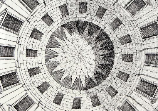 Журнальный столик от фабрики Fornasetti модель Cortile