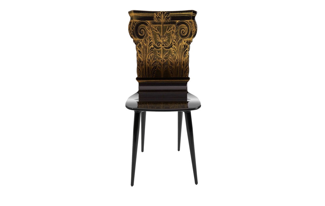 Стул от фабрики Fornasetti модель Capitello Corinzio №1