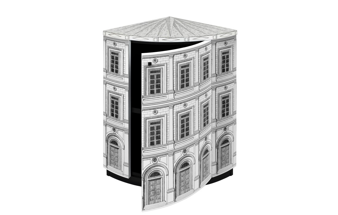 Шкаф от фабрики Fornasetti модель Architettura Black And White