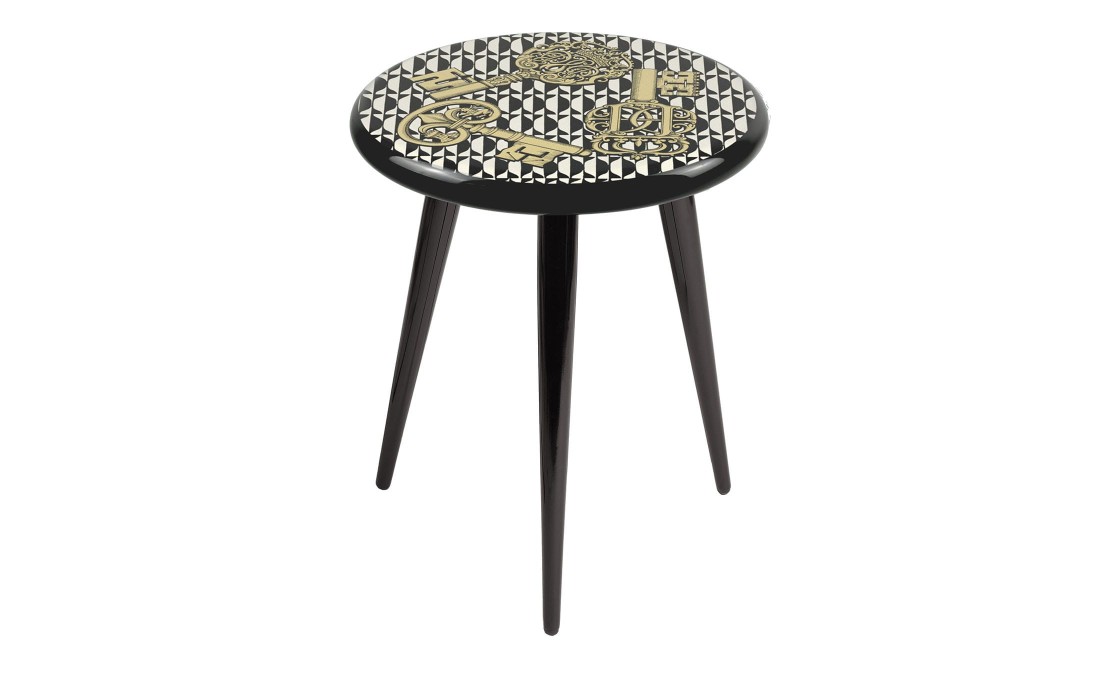 Барные стулья от фабрики Fornasetti модель Chiavi e Losanghe Stool
