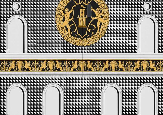 Шкаф от фабрики Fornasetti модель Facciata Quattrocentesca