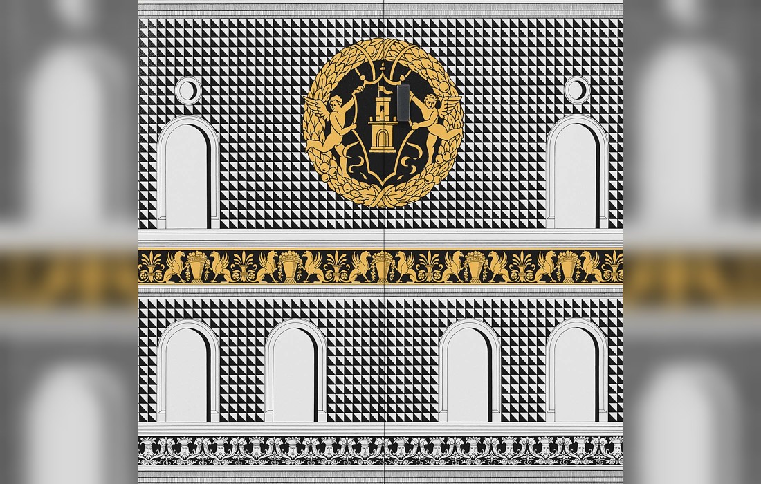 Шкаф от фабрики Fornasetti модель Facciata Quattrocentesca
