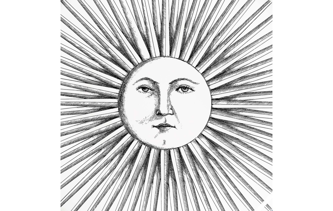 Барные стулья от фабрики Fornasetti модель Sole Splendente Stool