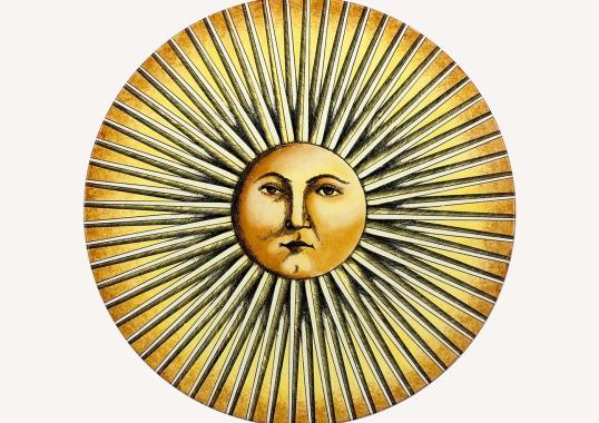 Журнальный столик от фабрики Fornasetti модель Sole Splendente Side Table
