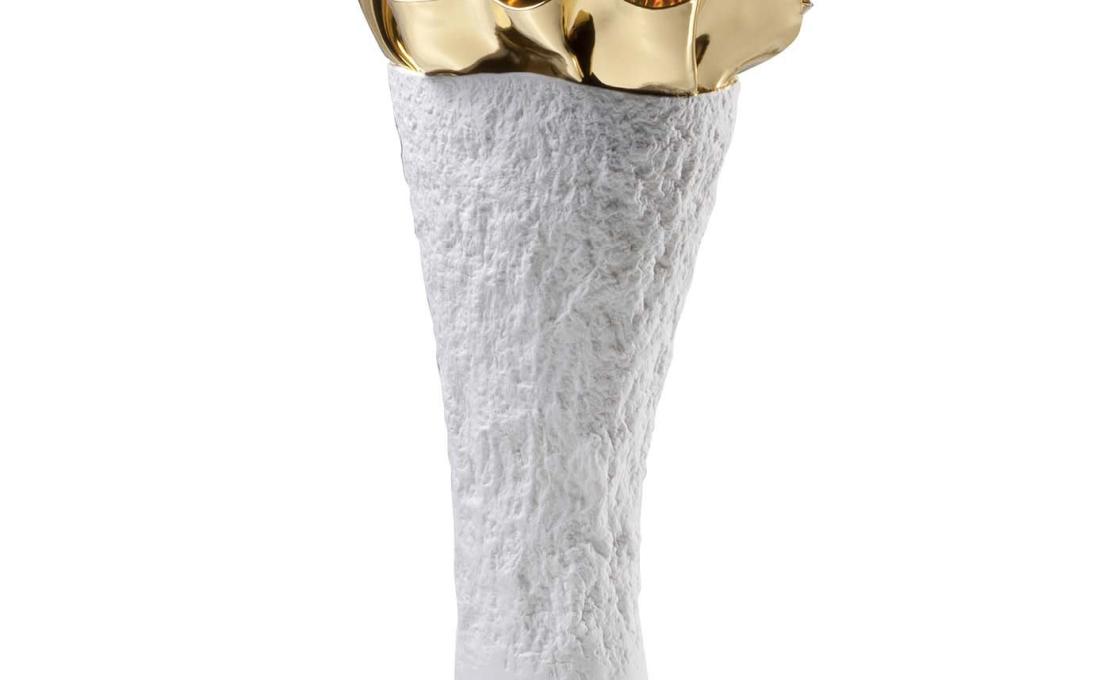 Декоративная Ваза от фабрики Fos Ceramiche модель Flora Gold 
