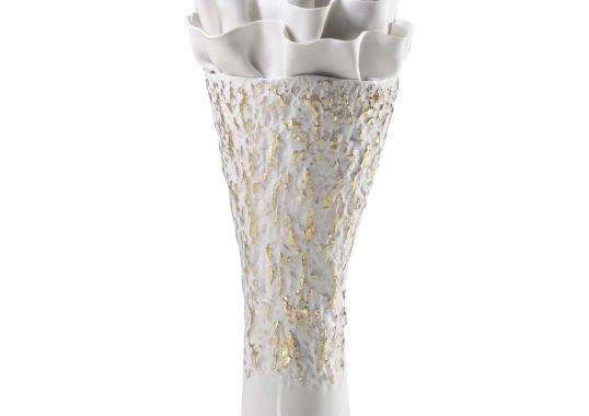 Декоративная ваза Fos Ceramiche Flora Gold Spots image 1