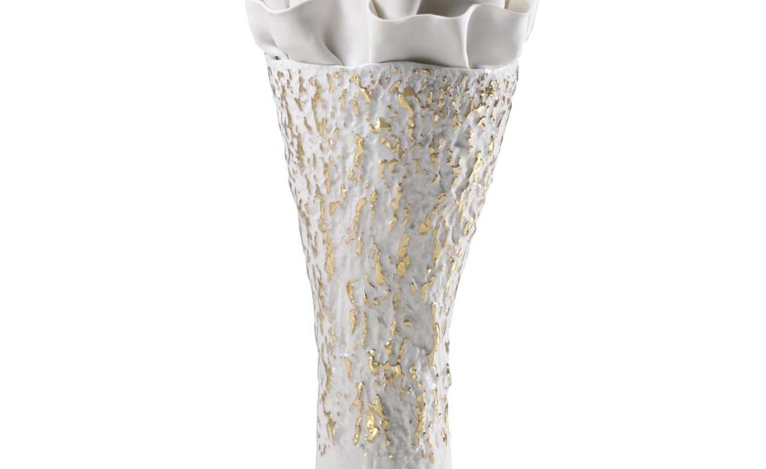 Декоративная Ваза от фабрики Fos Ceramiche модель Flora Gold Spots