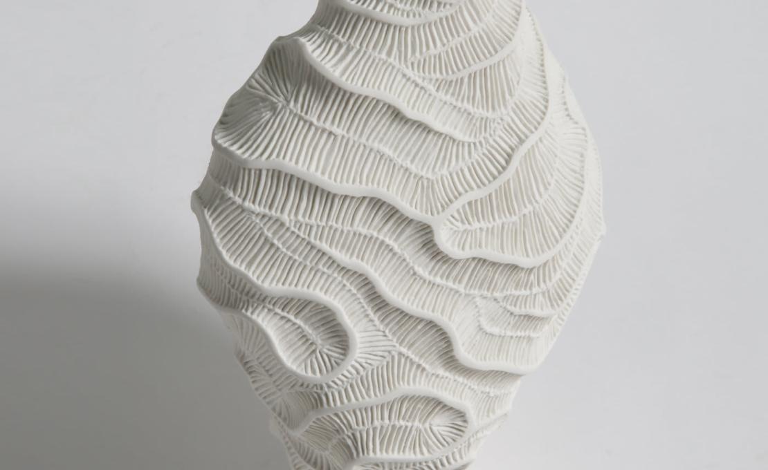 Декоративная Ваза от фабрики Fos Ceramiche модель Fossilia