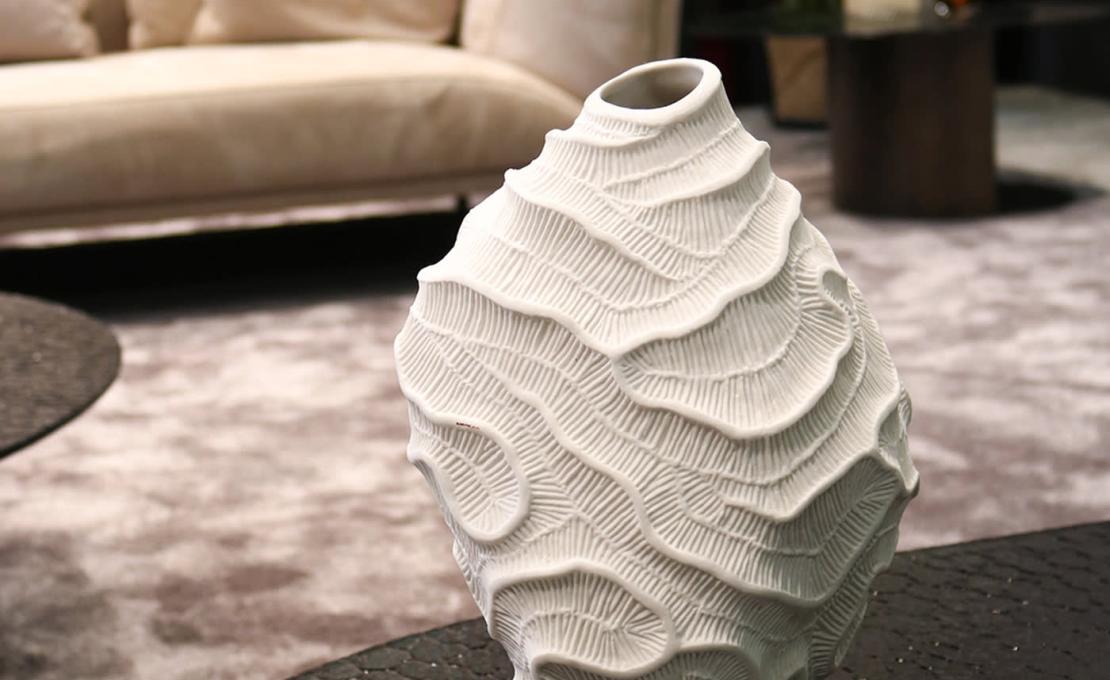 Декоративная Ваза от фабрики Fos Ceramiche модель Fossilia