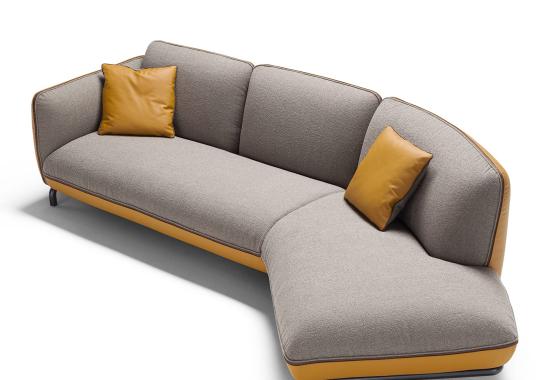 Диван Franco Ferri Rock Angular Gray Mustard image 2