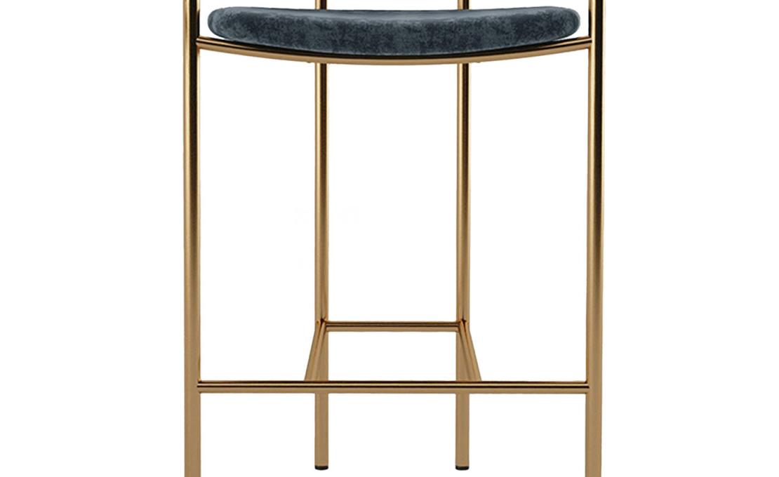 Барный стул от фабрики Galbiati Fratelli модель Simply Gold Brass