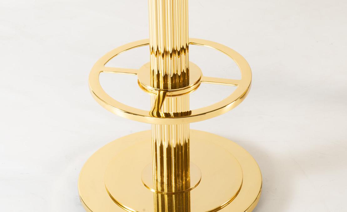 Барный стул от фабрики Galbiati Fratelli модель Clio Gold Brass