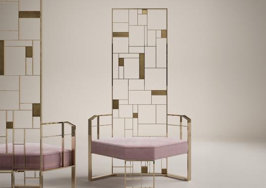 Кресло для отдыха от фабрики Galbiati Fratelli модель MoNDRIAN 