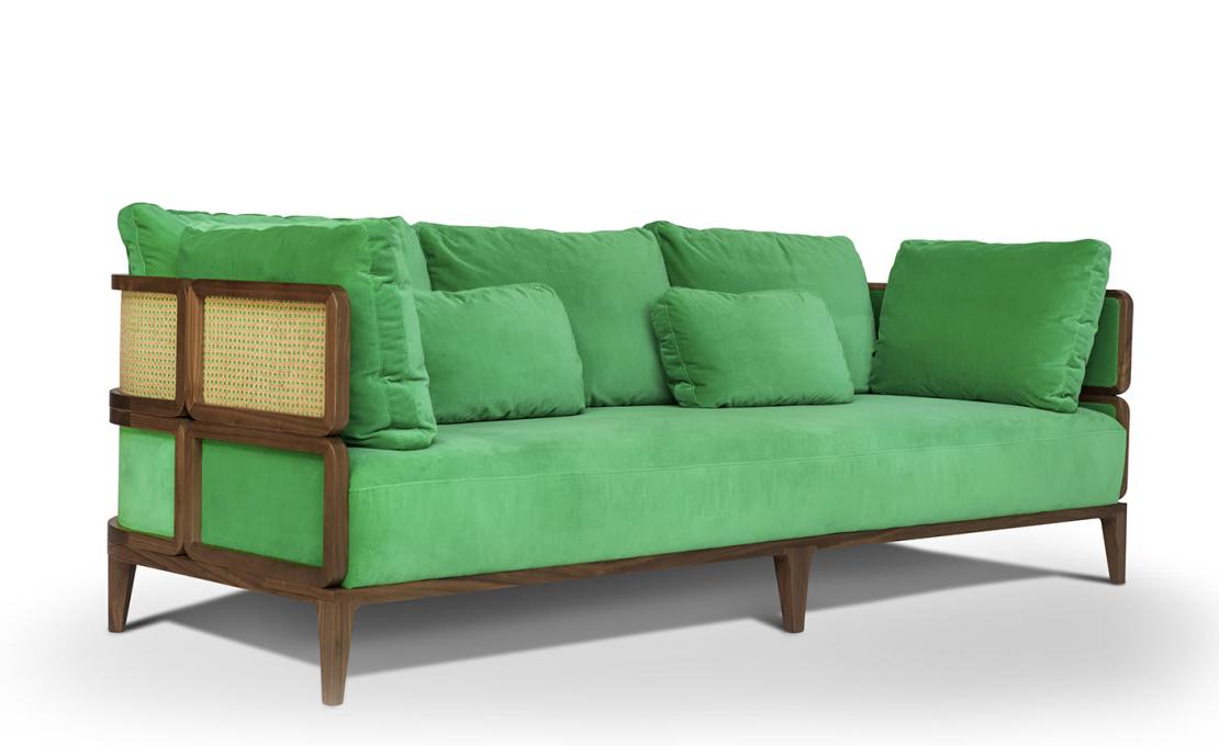Диван от фабрики Gebrüder Thonet Vienna GmbH (GTV) – Wiener GTV Design модель Promenade Green 