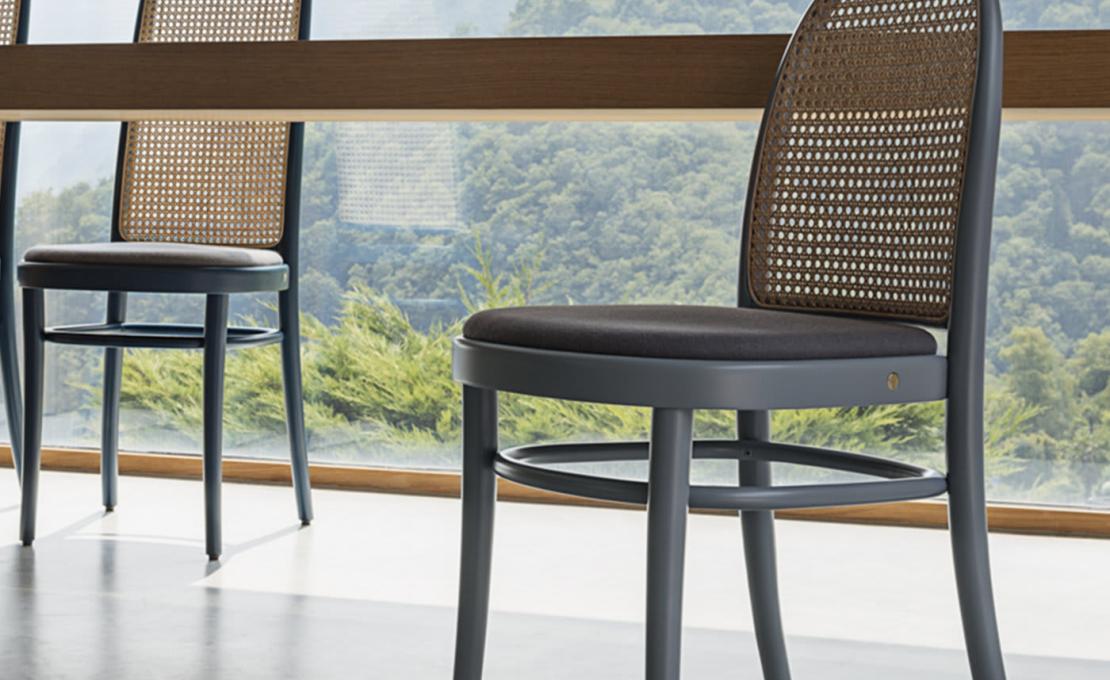 Стул от фабрики Gebrüder Thonet Vienna GmbH (GTV) – Wiener GTV Design модель Morris Black 