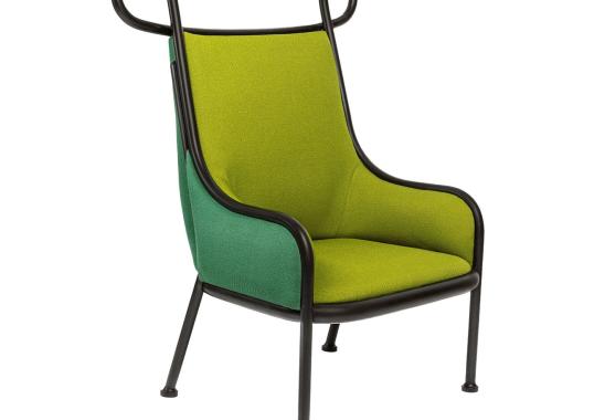 Кресло для отдыха Gebrüder Thonet Vienna GmbH (GTV) – Wiener GTV Design Mickey Green Lounge Chair image 1