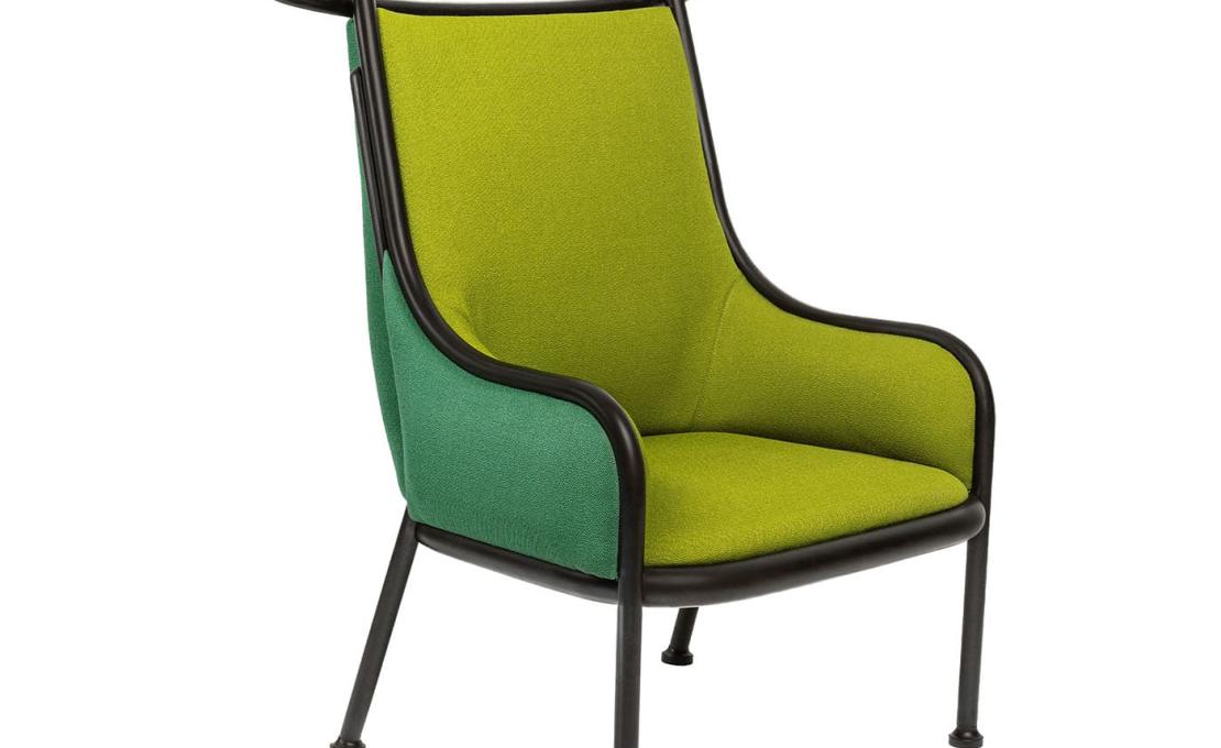 Кресло для отдыха от фабрики Gebrüder Thonet Vienna GmbH (GTV) – Wiener GTV Design модель Mickey Green Lounge Chair 