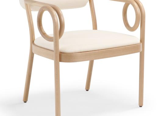 Стул от фабрики Gebrüder Thonet Vienna GmbH (GTV) – Wiener GTV Design модель Loop White 