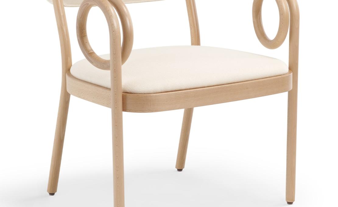 Стул от фабрики Gebrüder Thonet Vienna GmbH (GTV) – Wiener GTV Design модель Loop White 