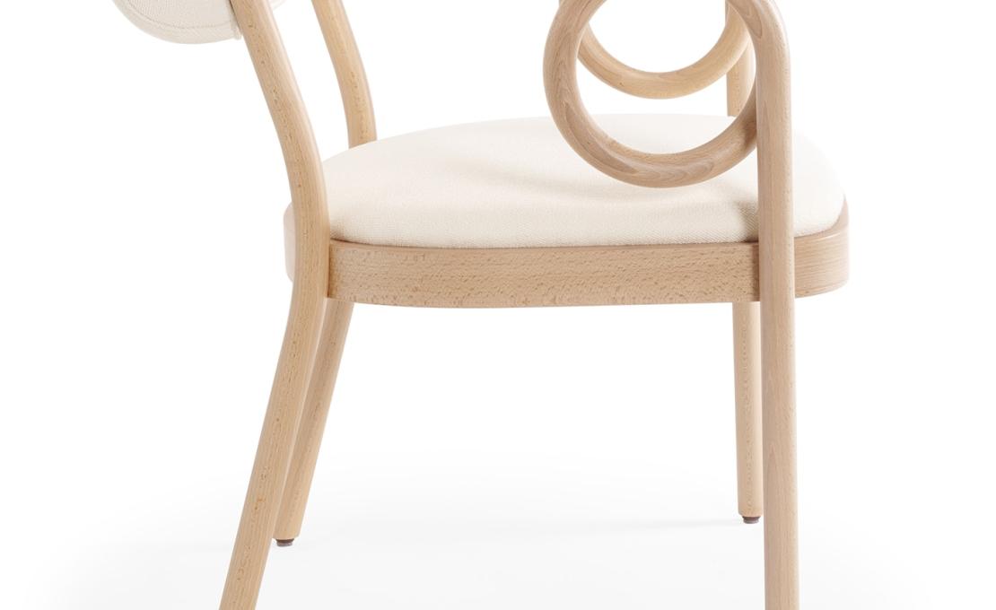 Стул от фабрики Gebrüder Thonet Vienna GmbH (GTV) – Wiener GTV Design модель Loop White 