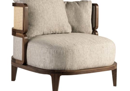 Кресло для отдыха Gebrüder Thonet Vienna GmbH (GTV) – Wiener GTV Design Promenade Wood Lounge Chair image 1