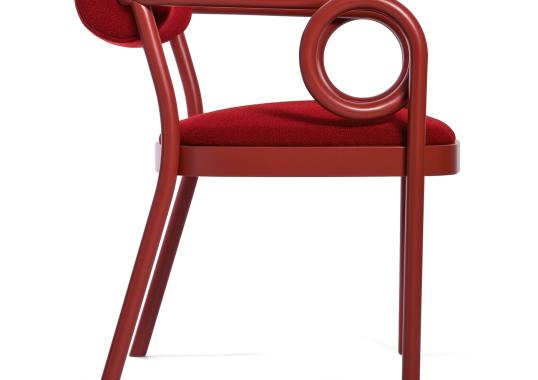 Стул от фабрики Gebrüder Thonet Vienna GmbH (GTV) – Wiener GTV Design модель Loop Red 