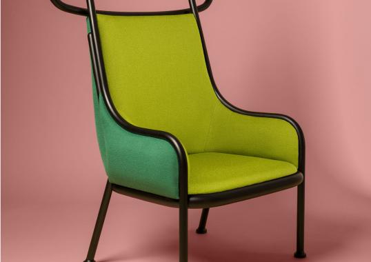 Кресло для отдыха от фабрики Gebrüder Thonet Vienna GmbH (GTV) – Wiener GTV Design модель Mickey Green Lounge Chair 