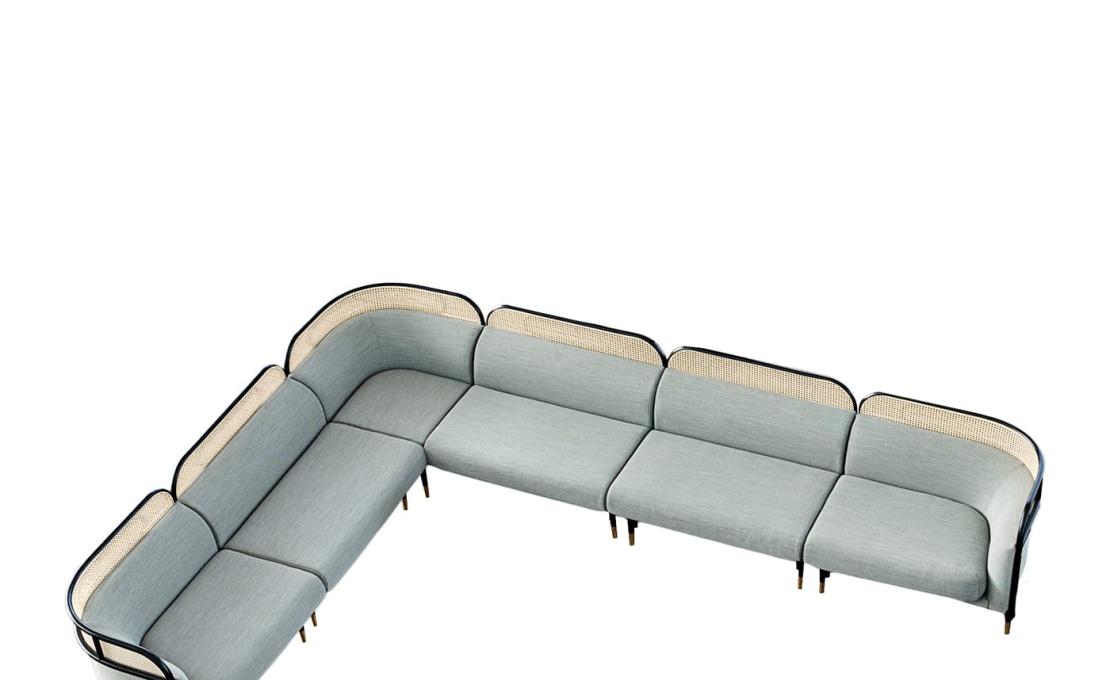 Диван от фабрики Gebrüder Thonet Vienna GmbH (GTV) – Wiener GTV Design модель Targa