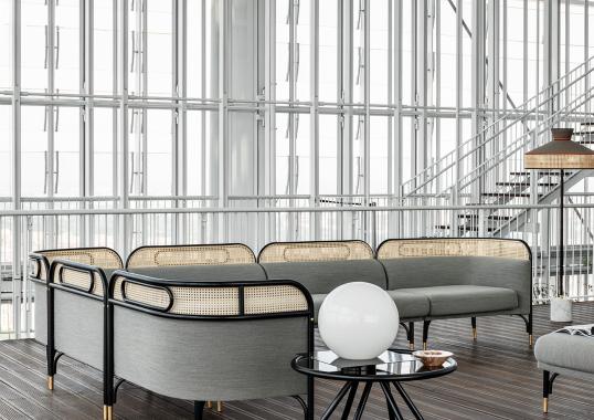 Диван от фабрики Gebrüder Thonet Vienna GmbH (GTV) – Wiener GTV Design модель Targa