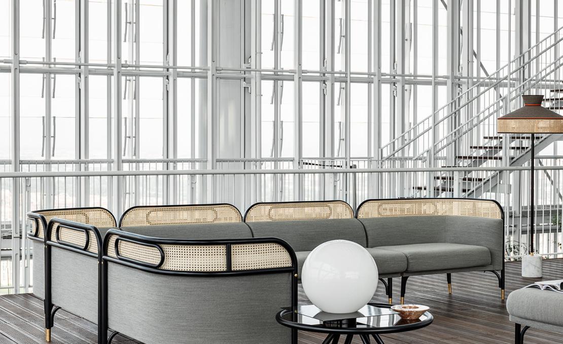 Диван от фабрики Gebrüder Thonet Vienna GmbH (GTV) – Wiener GTV Design модель Targa