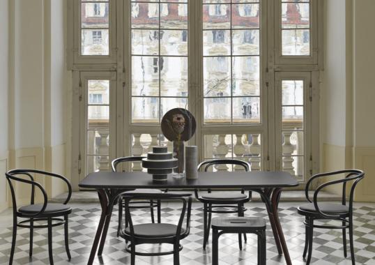 Стол обеденный от фабрики Gebrüder Thonet Vienna GmbH (GTV) – Wiener GTV Design модель Arch 