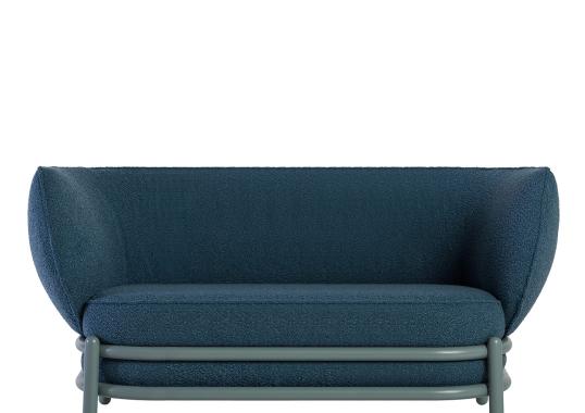 Диван Gebrüder Thonet Vienna GmbH (GTV) – Wiener GTV Design Luftballon Blue Sofa image 1