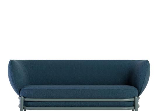 Диван Gebrüder Thonet Vienna GmbH (GTV) – Wiener GTV Design Luftballon Blue Sofa 200 image 1